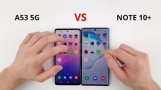 Samsung A53 vs Note 10 + SPEED TEST