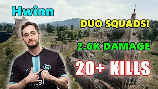 Soniqs Hwinn - 20+ KILLS (2.6K Damage) - Duo Squads! - PUBG