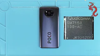 POCO X3 NFC //РАЗБОР смартфона обзор ИЗНУТРИ + Микроскоп