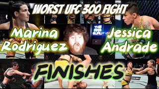 MMA GURU Reacts To EVERY Jessica Andrade AND Marina Rodriguez FINISH In The UFC!