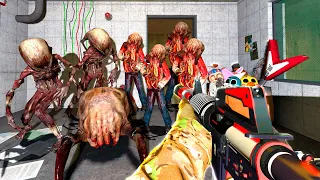 Survival in Freddy's Pizzeria with Headcrabs and Zombies in Garry's Mod FNAF GMOD