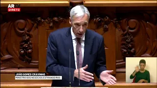 20-12-2022 – Debate | Suspeitas de corrupção no Ministério da Defesa Nacional | João Gomes Cravinho