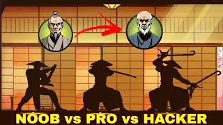 Shadow Fight 2 Sensei Evolution - NOOB vs PRO vs HACKER