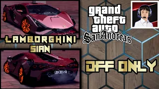 Lamborghini Sian || Gta san Andreas || DFF ONLY ||