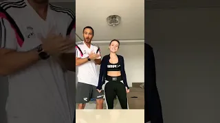 Larissa Manoela e André Luiz Frambach dançando trend #shortsviral #larissamanoela