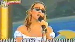 Mariah Carey  - My All Rehearsal Of Pavarotti And Friends