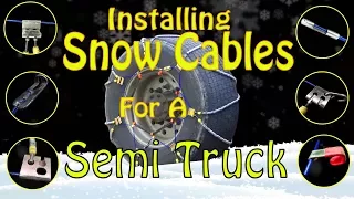 Semi Truck Snow Cables