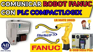 🔵✅COMUNICAR ROBOT FANUC CON PLC COMPACTLOGIX VIA ETHERNET IP