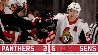 Sens vs. Panthers - Players post-game