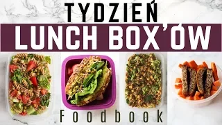 TYDZIEŃ LUNCH BOX'ÓW | Pomysły na lunch do pracy i szkoły | Foodbook wegański #15