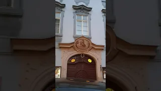 Nerudova Street in Prague. The real Sporrengasse, where Matthew and Diana lived in School of Night.