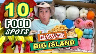 ULTIMATE FOOD TOUR in Big Island – 10 Hilo Food Spots: Best HAWAII Local Food Ever (Massive Eats)