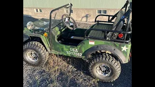 Army Jeep Go Kart Review