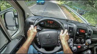 Peugeot Boxer | 4K POV Test Drive #296 Joe Black