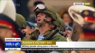 RUSSIA MILITARY PARADE IN MOSCOW RED SQUARE