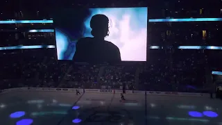 Lightning opening pregame intro vs Coyotes December 31