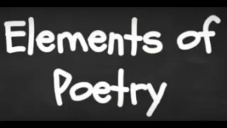 Elements of Poetry