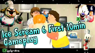 ICE SCREAM 6 FIRST GAMEPLAY BY NIBILON BEST GAMERZ 😍