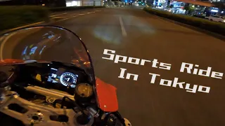 Panigale Going through Wide Avenues in Tokyo