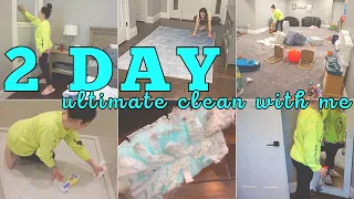 *2 DAY* EXTREME MOTIVATING CLEAN WITH ME 2022 | ALL DAY SPEED CLEANING MOTIVATION | CLEANING ROUTINE