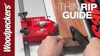 Fast, Safe, & Accurate Thin Ripping With ThinRip Guide | Woodpeckers Tools