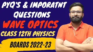 Wave Optics Previous Year Questions and Important Numerical I Class 12th Physics