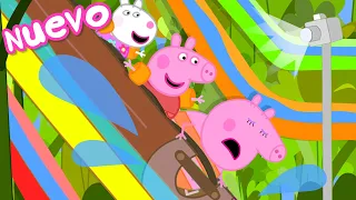 Los Cuentos de Peppa la Cerdita | El Canal de Troncos | NUEVOS Episodios de Peppa Pig