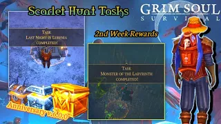 Grim Soul - Night Cache + Plague Priest | Scarlet Hunt Tasks | 2nd Week Rewards | Anniversary Event