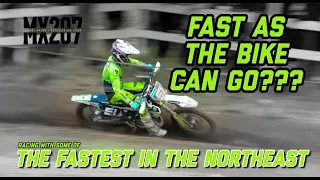 Insanely FAST on a 125! Holds it WIDE OPEN