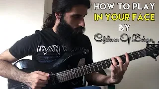 How To Play " In Your Face " By Children Of Bodom ( Guitar Tutorial With TABS! )