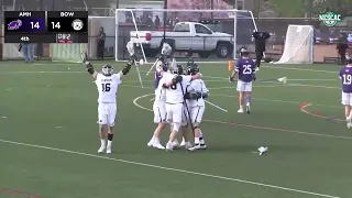 Bowdoin Men's Lacrosse vs. Amherst - NESCAC Semifinals (5/7/22)