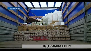 Жителям Вільнянської та Оріхівської громади відправили 4 тонни гуманітарного вантажу з Голландії