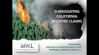 Subrogating California Wildfire Claims