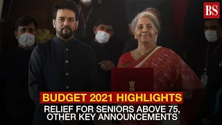 Budget 2021 highlights: Relief for seniors above 75, other key announcements