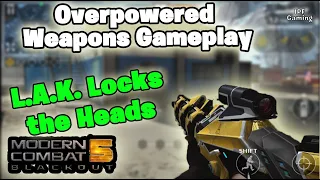 LAK Will lock your head. Overpowered Weapons of Modern Combat 5. MC5 PC Gameplay by IPF Gaming.