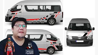 WOW!  Toyota HiAce Super Long Wheel Base - Body Sticker Free Design