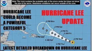 Hurricane Lee will become the strongest storm of the season.. Major hurricane! Detailed breakdown