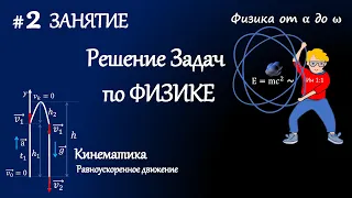 #2 Занятие. Решение задач по физике. Кинематика. Равноускоренное и равнозамедленное движение.