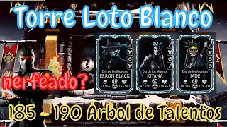 Torre del Loto Blanco Fatal 185-186-187-188-189-190 | Mortal Kombat Mobile