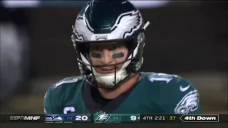 Carson Wentz Lowlights vs Seahawks | Overthrows, Interceptions & Terrible Decisions