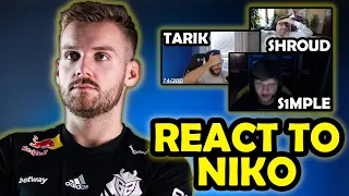 CS:GO PROS & CASTERS REACT TO NIKO PLAYS