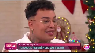 Glória Groove Drag Queen TchaKa 11 991327750 Ana Maria Braga Mais Você Tv Globo