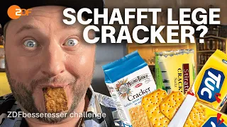 Cracker Challenge: Sebastian verzweifelt an simplem Salzgebäck