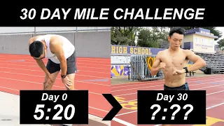 Running a Faster Mile in 30 Days - NEW PR!!!