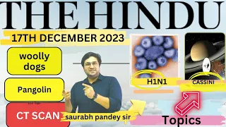 The Hindu  Editorial & News Analysis I 17th December 2023 I SUNDAY SPECIAL I Saurabh  Pandey