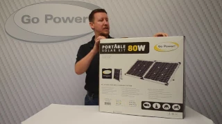 Go Power! Portable Solar Kit unboxing