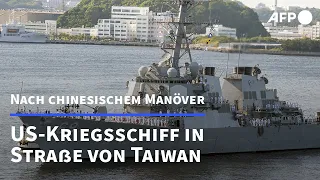 US-Kriegsschiff durchquert nach chinesischem Manöver Straße von Taiwan | AFP