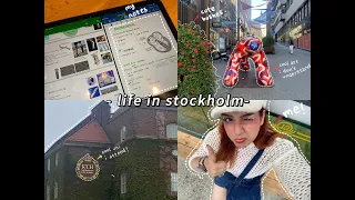 ˗ˏˋ my first (almost) two weeks in stockholm │ studying in kth ´ˎ˗