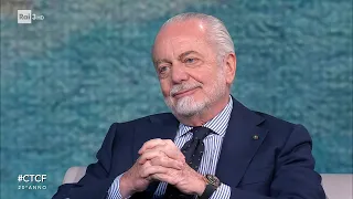 Il Presidente del Napoli Aurelio De Laurentis - Che Tempo Che Fa 28/05/2023