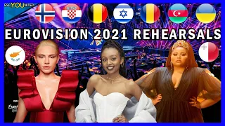 Eurovision 2021 Rehearsals - Day 2 Live Stream (From Press Center)
